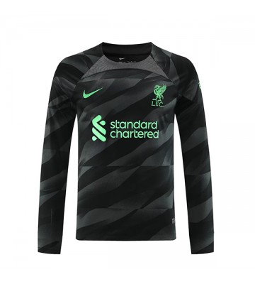 Liverpool Bramkarskie Koszulka Wyjazdowych 2023-24 Długi Rękaw